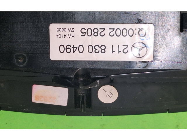 Блок управления климат-контролем 2118300490, HW4104   Mercedes-Benz E W211
