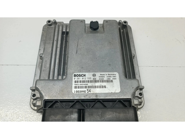 Блок управления двигателя 0281012535, 1860A654   Mitsubishi Grandis