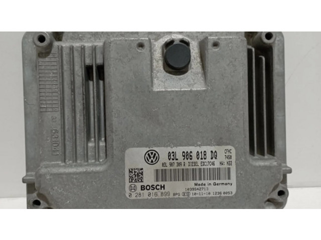 Блок управления двигателя 03L906018DQ, 03L907309R   Volkswagen Touran II