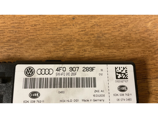 Блок комфорта 4F0907289F, 5DK00876211   Audi A6 S6 C6 4F   