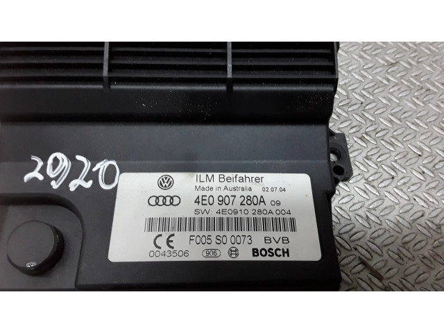 Блок комфорта 4E0907280A   Audi A8 S8 D3 4E   