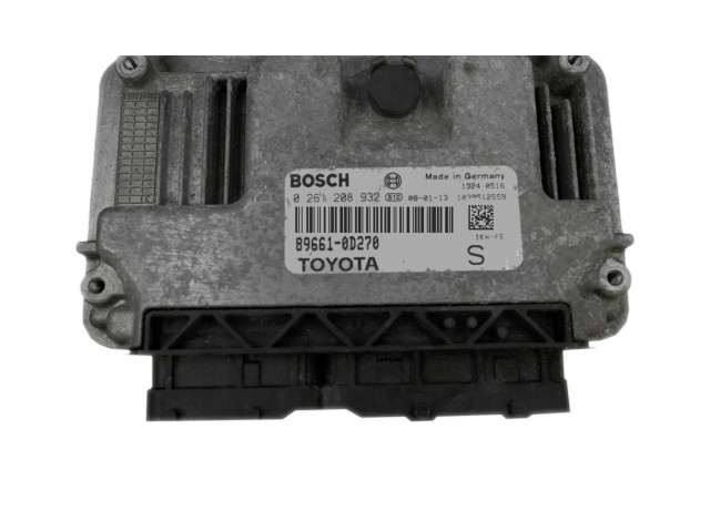 Řídící jednotka 896610D270, 0261208932   Toyota Yaris 2018
