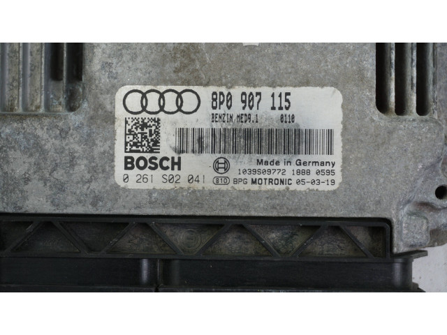 Řídící jednotka 8P0907115, 0261S02041   Audi A3 S3 8P 2007