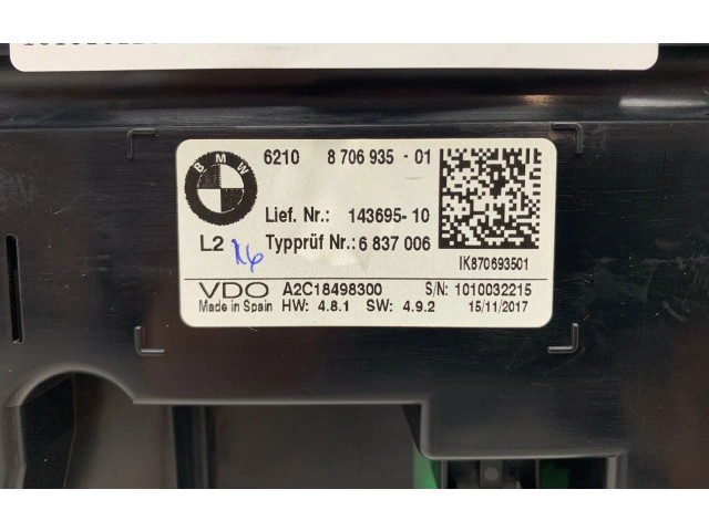 Přístrojová deska  BMW 2 F22 F23 2018 8706935  