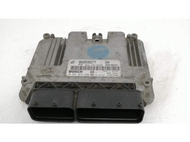 Řídící jednotka 0281014296, 96858577   Chevrolet Captiva 2008