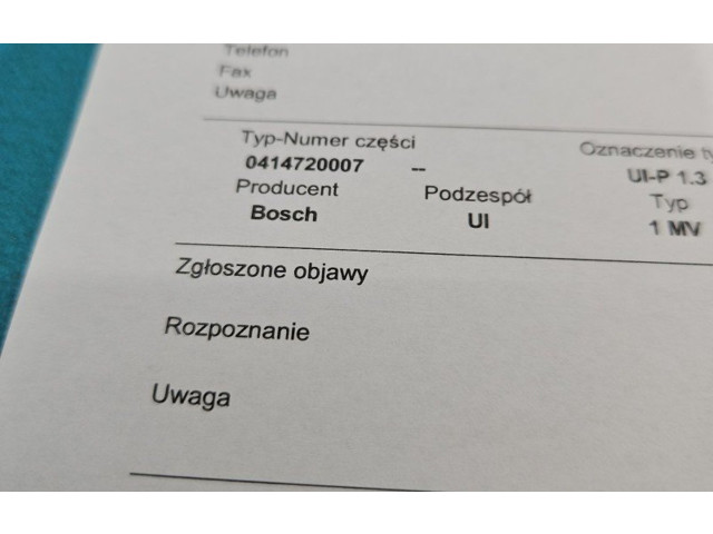 Форсунка 0414720007, IMPRK1371184    Audi A4 S4 B5 8D   