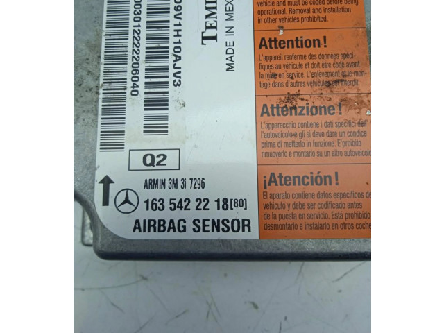 Блок подушек безопасности 1635422218, CENTRALITAAIRBAG   Mercedes-Benz CL C215