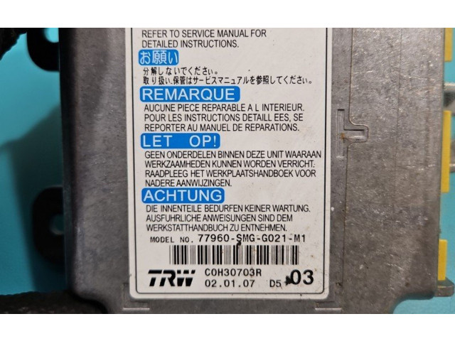 Блок подушек безопасности 77960-SMG-G021-M1, IMPRK1389993   Honda Civic
