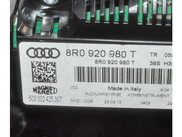 Панель приборов 8R0920980T   Audi Q5 SQ5       