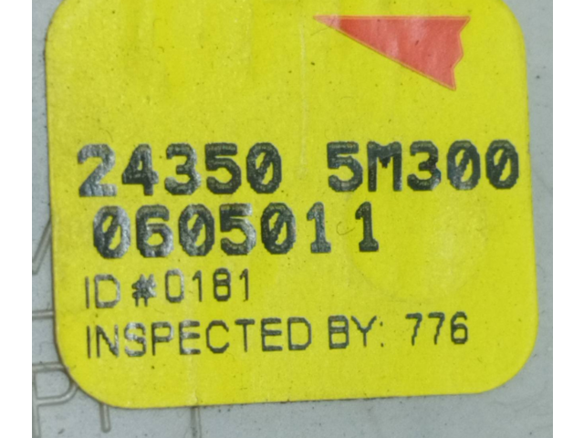 Блок предохранителей 243505M300, 0605011   Nissan Almera N16    