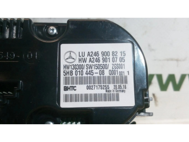 Блок управления климат-контролем A2469008215, MANDOCLIMATIZADOR   Mercedes-Benz A W176