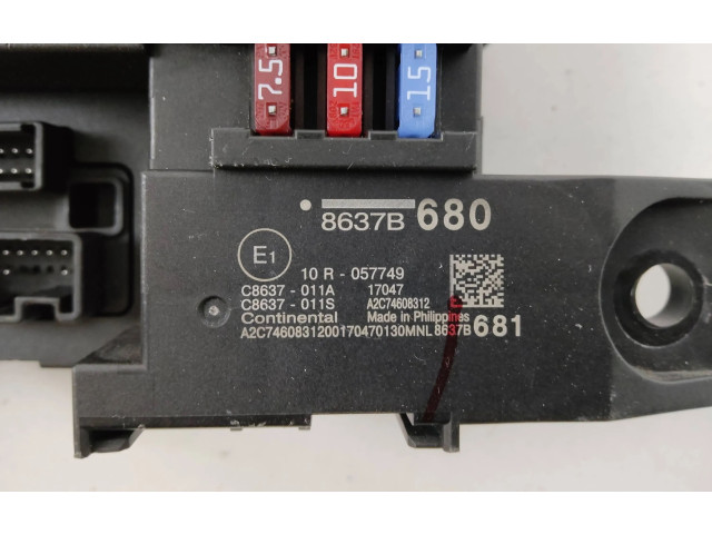 Přístrojová deska  Mitsubishi Outlander 2017 8637B680, C8637011S  