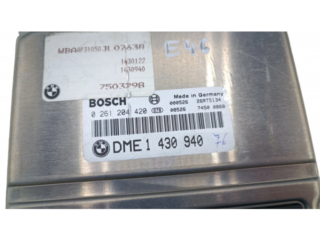 Řídící jednotka 7503298, 1430122   BMW 3 E46 2003