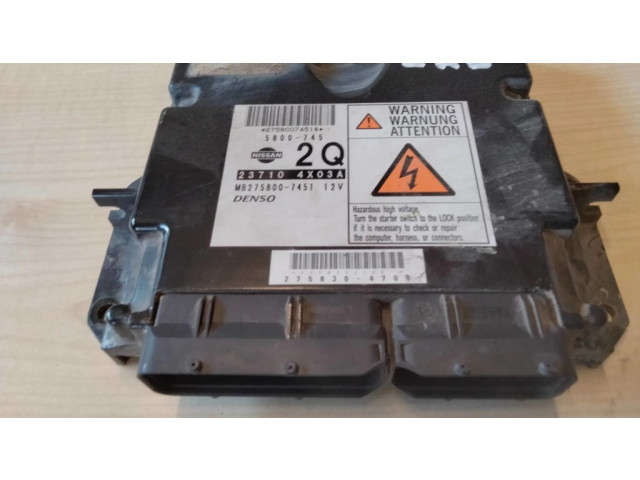 Řídící jednotka 237104X03A, 5800745   Nissan Navara D40 2007