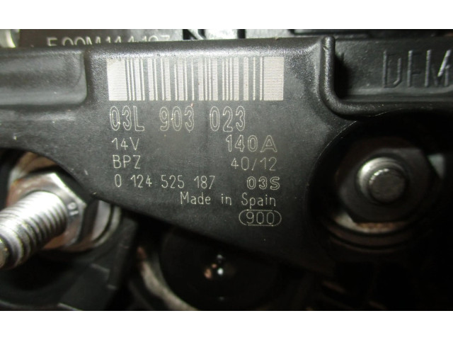 Генератор 0124525187, 03L903023   Volkswagen Scirocco      