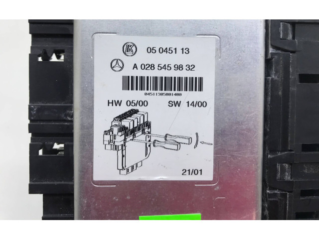   Pojistková skříňka A0285459832, 05045113   Mercede-Benz S W220 2002