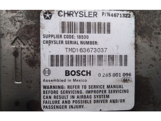 Блок подушек безопасности 0285001096, TMD163673037   Chrysler Stratus