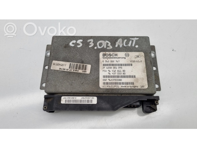 Блок управления коробкой передач 0260002767, ZF6058001095   Citroen C5