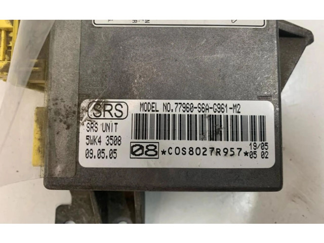 Блок подушек безопасности 77960S6AG9161M2   Honda Civic
