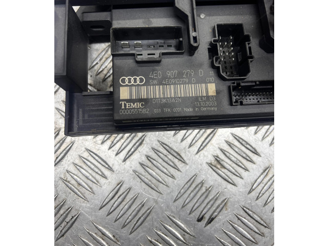   Pojistková skříňka 4E1937503A, 4E0907279D   Audi A8 S8 D3 4E 2004