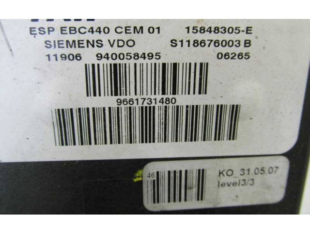 Jednotka ABS 15848405, 838   Peugeot 407 2005