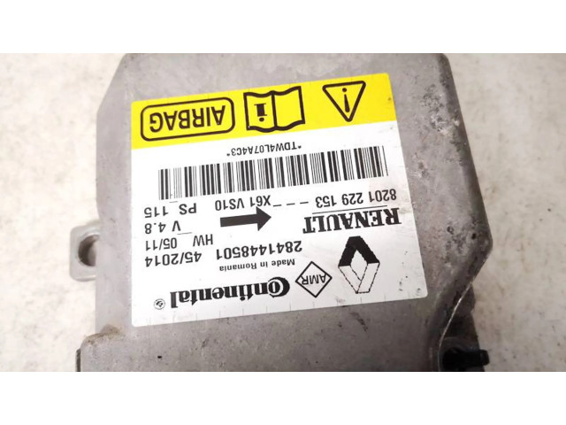 Блок подушек безопасности 8201229153, 2841448501   Renault Kangoo II