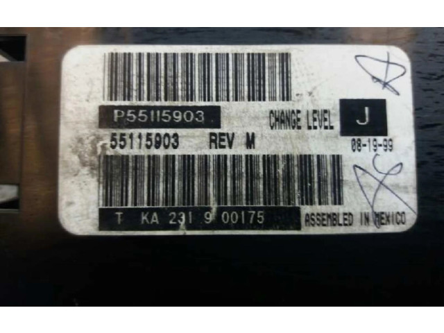 Блок управления климат-контролем 55115903REV   Jeep Grand Cherokee (WJ)