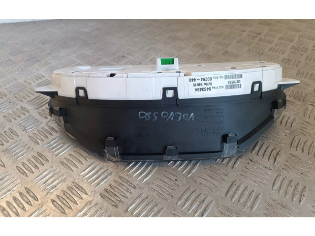 Přístrojová deska  Volvo S80 2001 9459821  