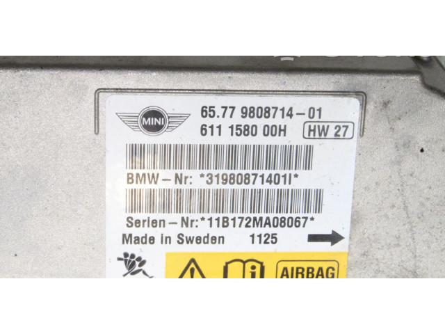 Блок подушек безопасности 9808714, 65779808714   Mini Cooper Countryman R60