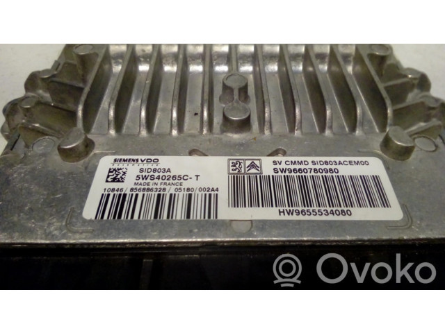 Řídící jednotka 5WS40265CT, 9660780980   Citroen Xsara Picasso 2008