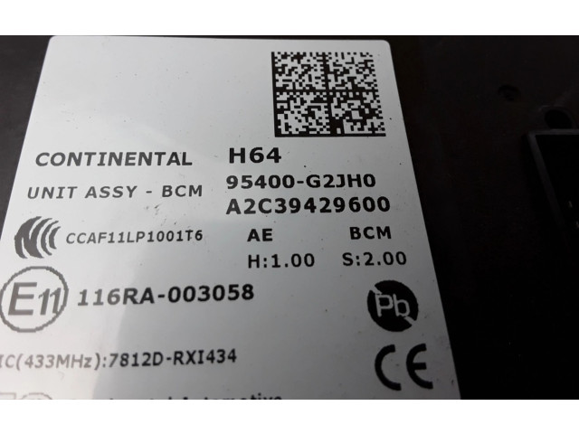 Блок комфорта 95400G2JH0   Hyundai Ioniq   
