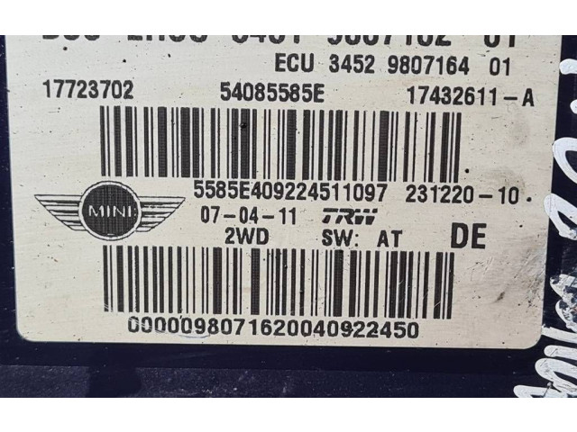 Jednotka ABS 9807162, 17723702   Mini Cooper Countryman R60 2012
