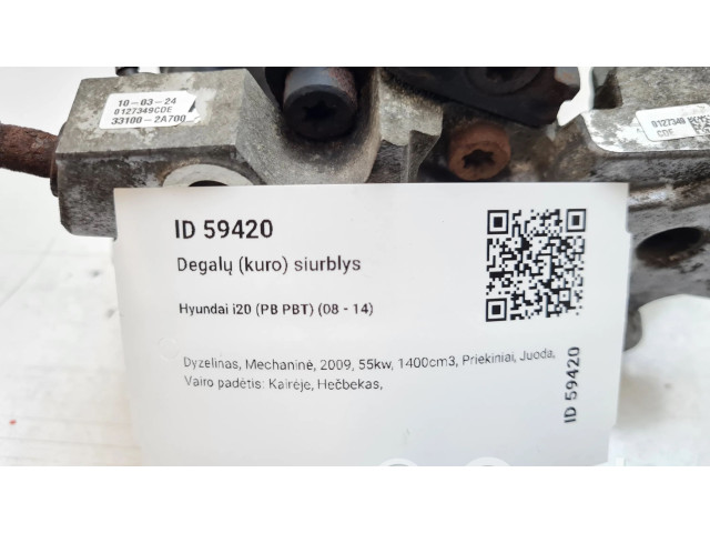 Vstřikovací čerpadlo 331002A700, 28239554   Hyundai i20 (PB PBT)  pro naftový motor 1.4  