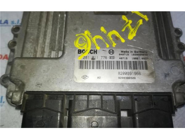 Řídící jednotka 8200391966, 0281011776   Renault Kangoo I 2003