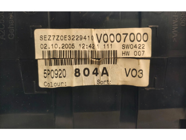 Přístrojová deska  Seat Toledo III (5P) 2007 5P0920804A  