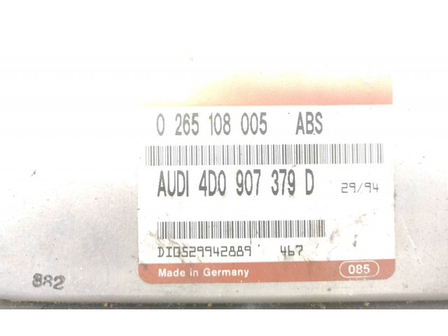 Блок управления АБС 4D0907379D, 0265108005   Audi A6 S6 C4 4A