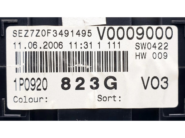 Панель приборов 1P0920823G, V0009000   Seat Leon (1P)       