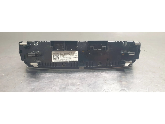 Блок управления климат-контролем 8V0820043A, SW0032   Audi A3 S3 8V