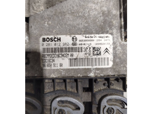 Řídící jednotka 9665091180, 02810121982   Peugeot Expert 2016