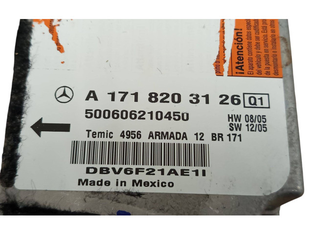Блок подушек безопасности A1718203126, 500606210450   Mercedes-Benz SLK R171