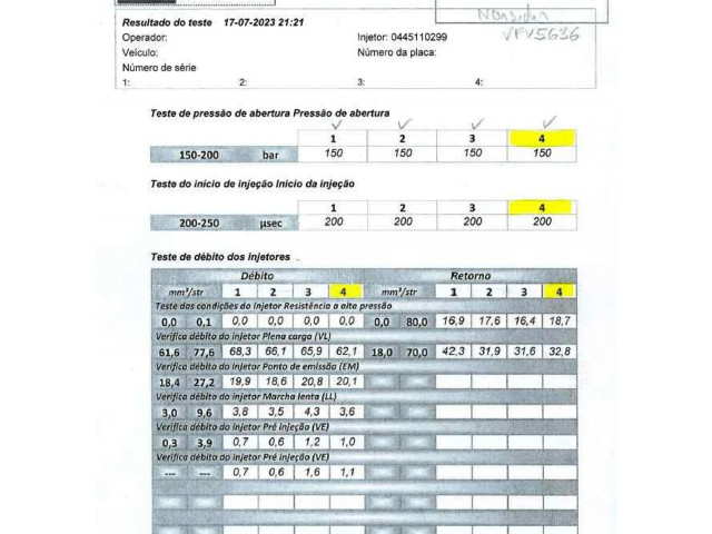 Vstřikovač 445110299   Alfa Romeo Giulietta  pro naftový motor 2.0  