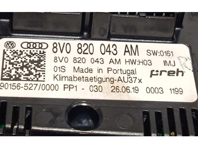 Блок управления климат-контролем 8V0820043AM   Audi A3 8Y