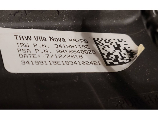 Volant Peugeot 3008 II 2016 98105488ZD, 34199119E  
