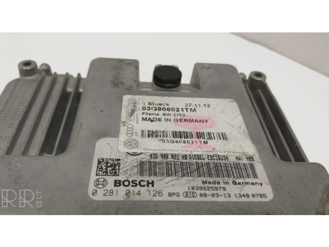 Блок управления двигателя 03G906021TM, 0281014126   Volkswagen Golf V