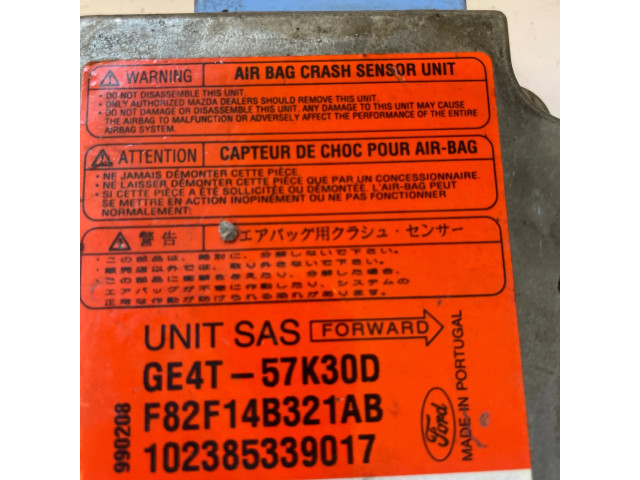 Блок подушек безопасности GE4T57K30D, F82F14B321AB   Mazda 626