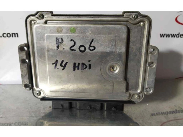 Блок управления двигателем ECU 9656709780   Peugeot 206+