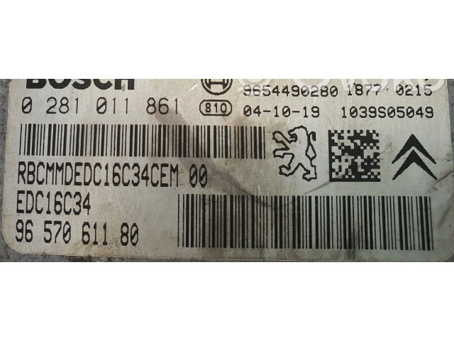 Řídící jednotka 9657061180   Citroen C2 2005