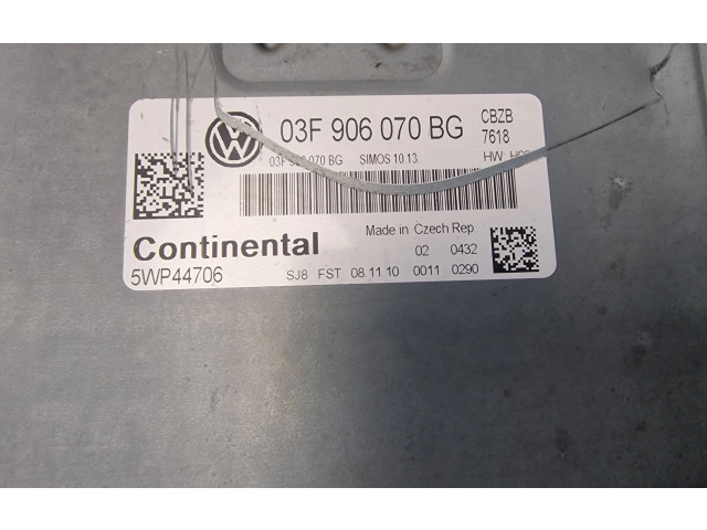 Блок управления двигателя 03F906070BG, 5WP44706   Volkswagen Touran II