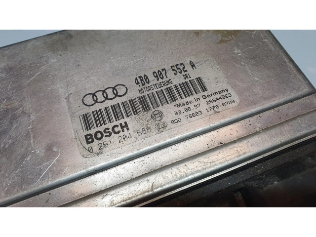 Блок управления двигателя 4B0907552A, 0261204688   Audi A6 S6 C5 4B