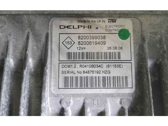 Řídící jednotka 8200399038   Nissan Micra 2006
